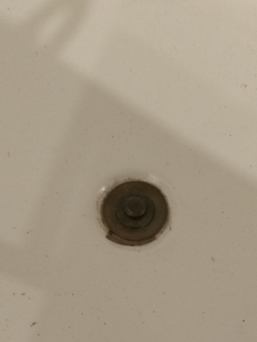 Lavatório vintage em metal e esmalte