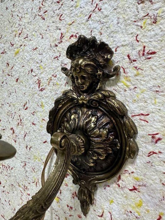 Настінний світильник бра бронза 7560