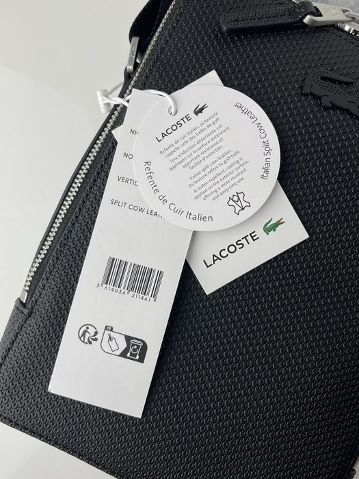 Чоловіча сумка Lacoste Chantaco Matte Leather Vertical Camera Bag