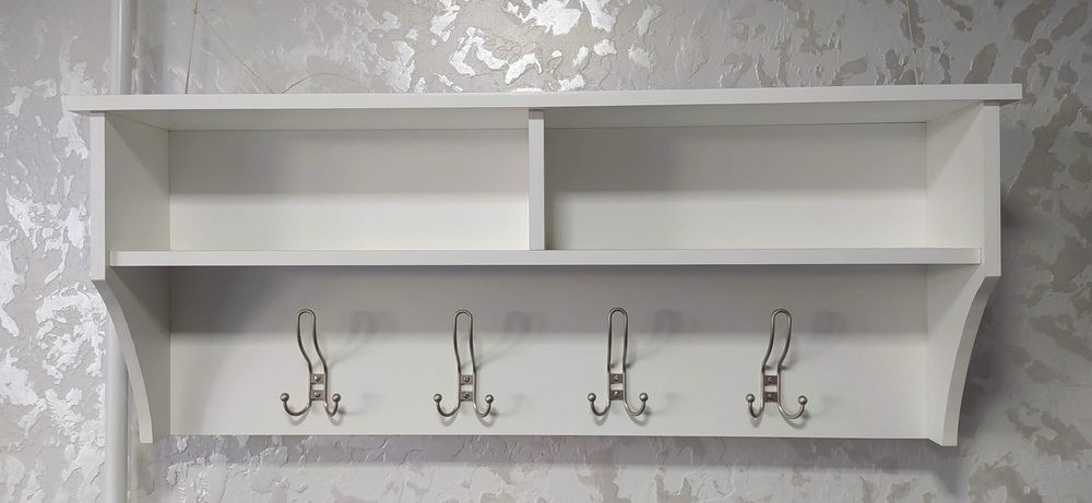 Вішалка для одягу банкетка полиця для взуття