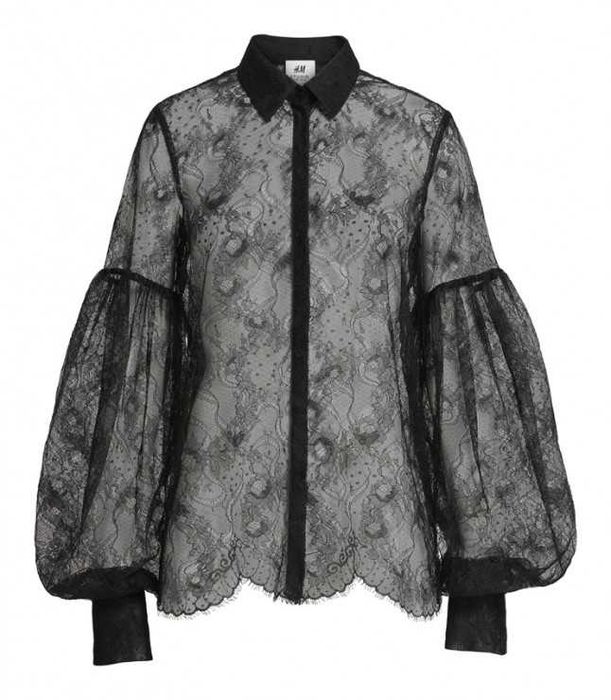 H&M Studio Bluzka Koronkowa  Elegancka Wieczorowa