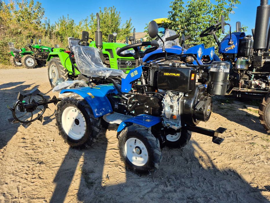 Трактор переломка Кентавр 10 дизель с фрезой