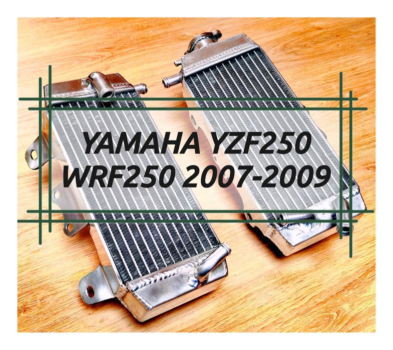 Radiadores Alumínio Yamaha YZF250 e YZ250F de 2007 até 2009