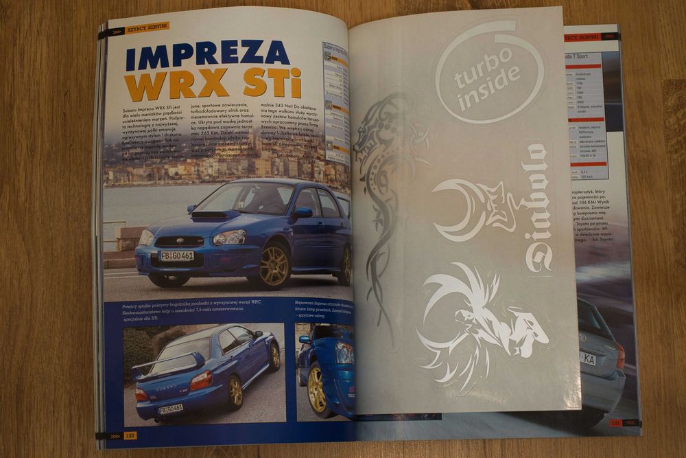 Auto Moto Tuning Katalog 2003. Gratis naklejki tuningowe.