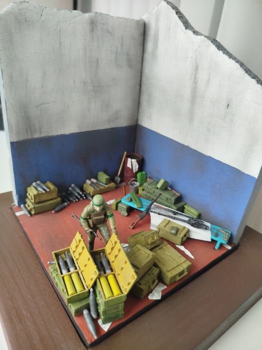 Діорама "Трофеї ", масштаб 1:35