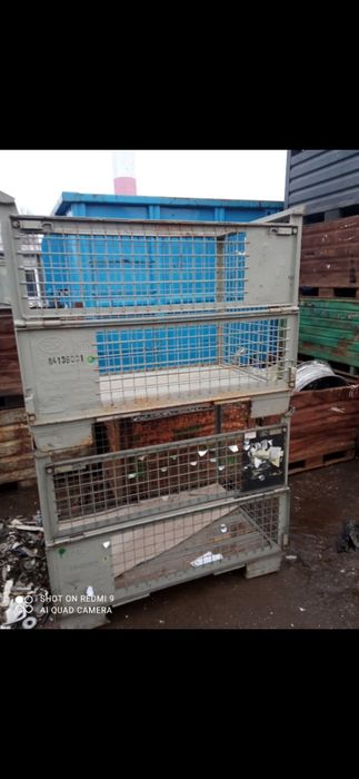 Koszopaleta metalowa otwierana