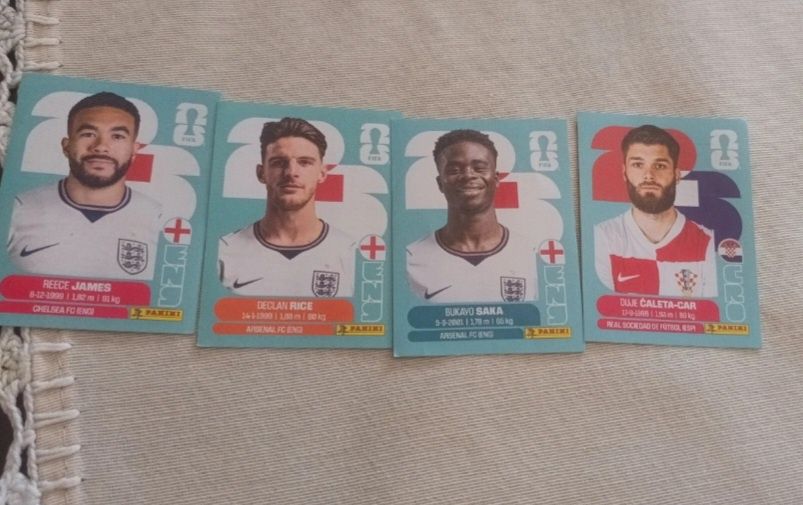 100 cromos para troca Fifa 2026