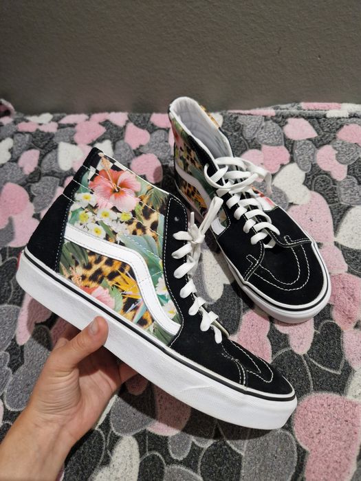 Новые ! Высокие чёрные кеды ванс vans high 40,5 р 26 см