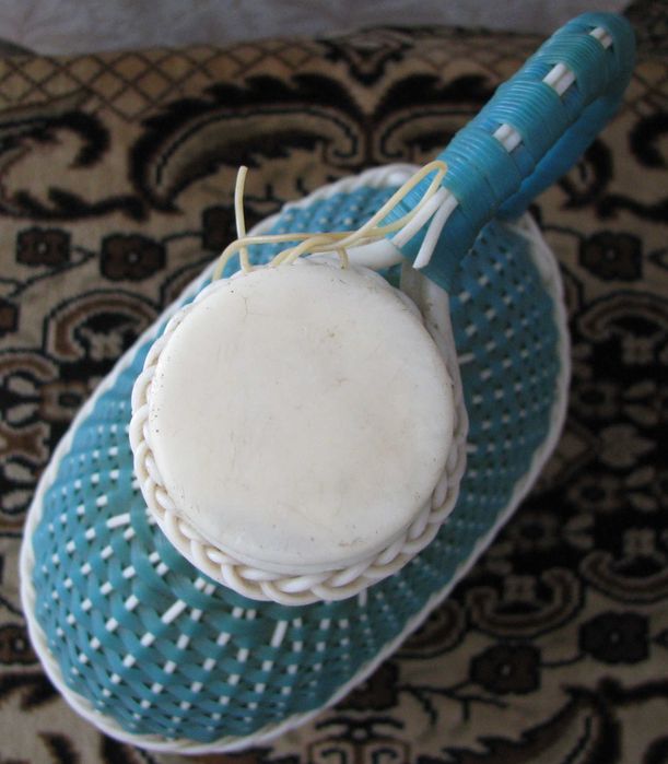 СССР Бутыль для вина в пластиковой оплетке Бутылка Куманец