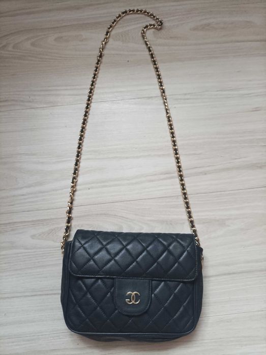 Torebka damska granatowa