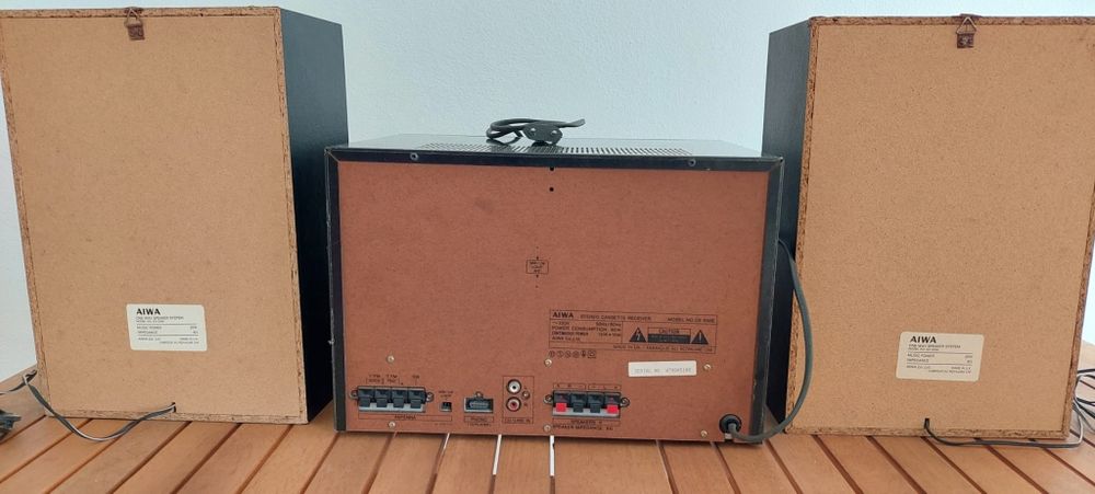 Radio e Leitor duplo cassetes AIWA