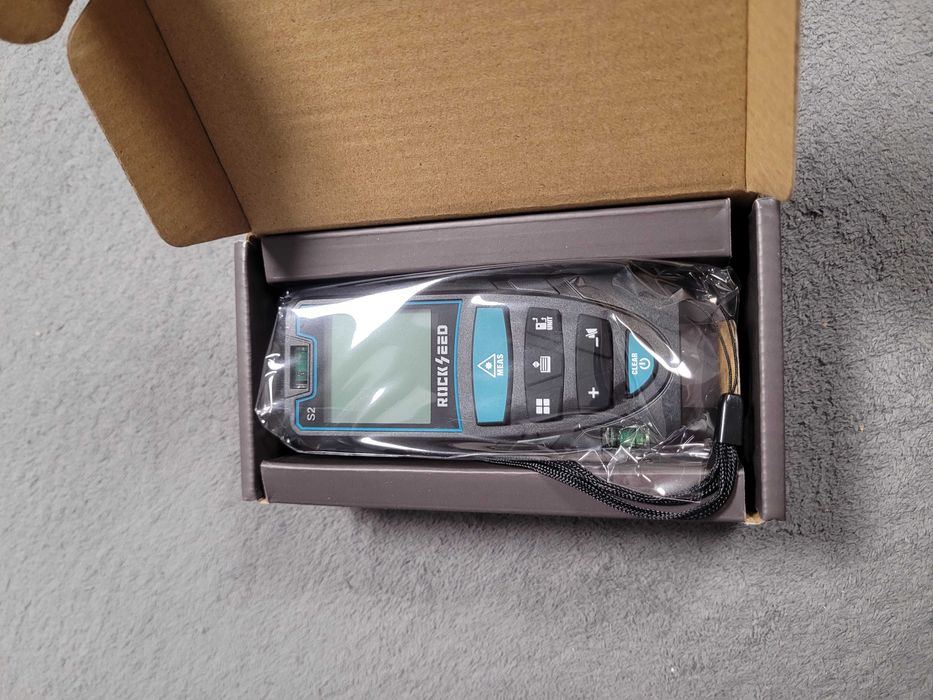 Dalmierz laserowy 50M, cyfrowy dalmierz laserowy RockSeed z 2 poziomic