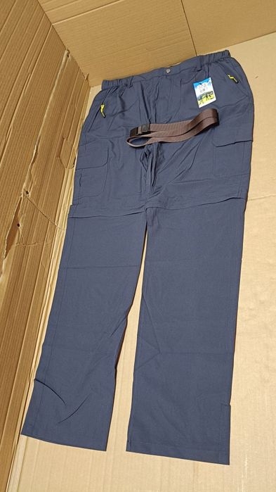 Spodnie turystyczne  trekkingowe Rozm.5XL +pasek