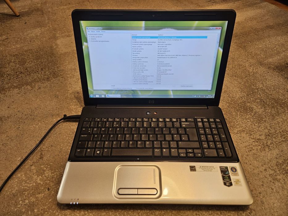 HP Pavilion G60 – sprawny laptop z dedykowaną grafiką Geforce