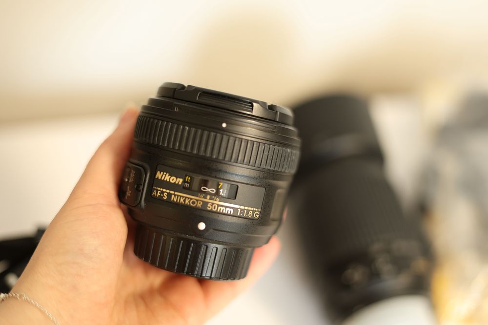 Nikon D3200 + 3 об’єктиви (18–55 / 50mm / 55–200)
