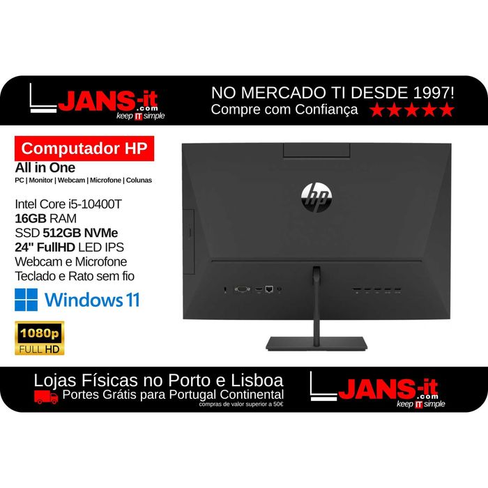 HP ProOne 440 G6 All-in-One | i5-10400T | 16GB | SSD 512GB | 24″ FHD64739778883330123