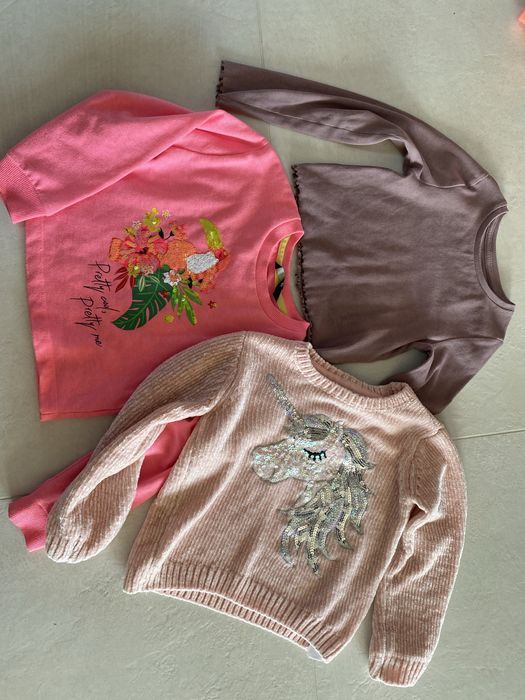 Paka 7 lat ubrania dziewczynka mix