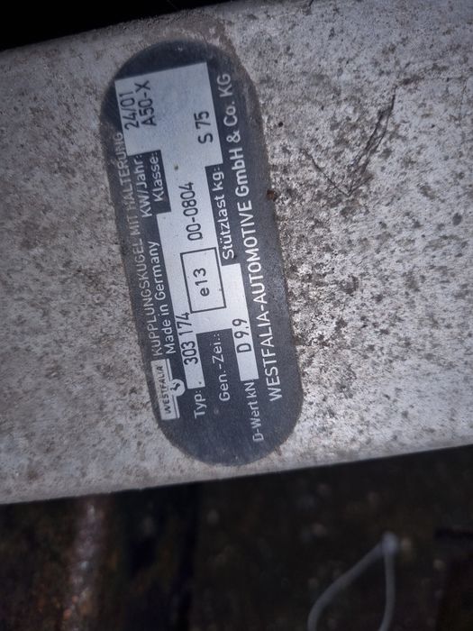 Bmw e46 hak westfalia odpinany