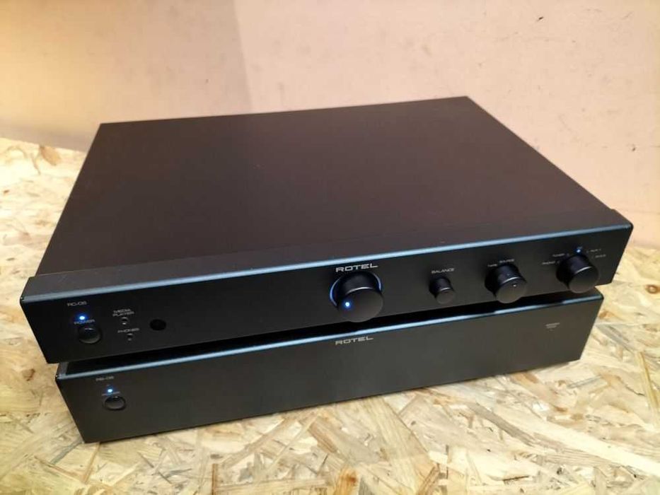 Końcówka mocy ROTEL RB-06 + Przedwzmacniacz ROTEL RC-06 + Pilot /2X70W