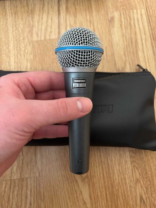 Мікрофон Shure Beta 58A + XLR 5м (Стан ідеал)