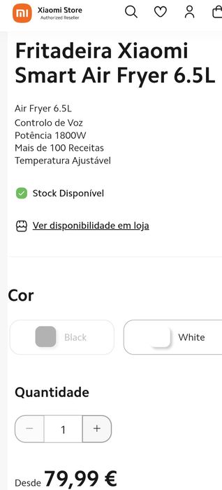 Air fryer nova, ainda na caixa