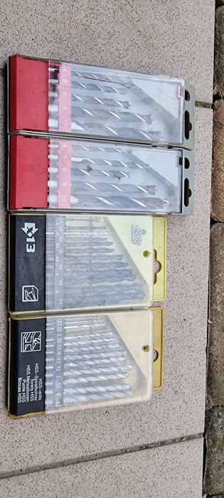 Wiertła do wiertarki nowe