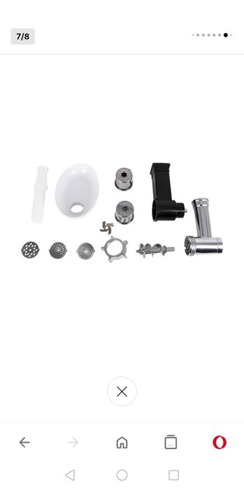 Запчасти мясорубка Moulinex ME110130/JA0 Compact+ 1600w  тубус, решётки, нож, шнек