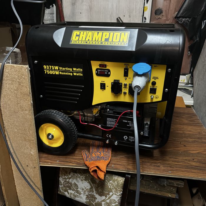 Генератор champion 7.5 квт номинал