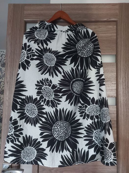 Льняная юбка на запах,  L-XL.