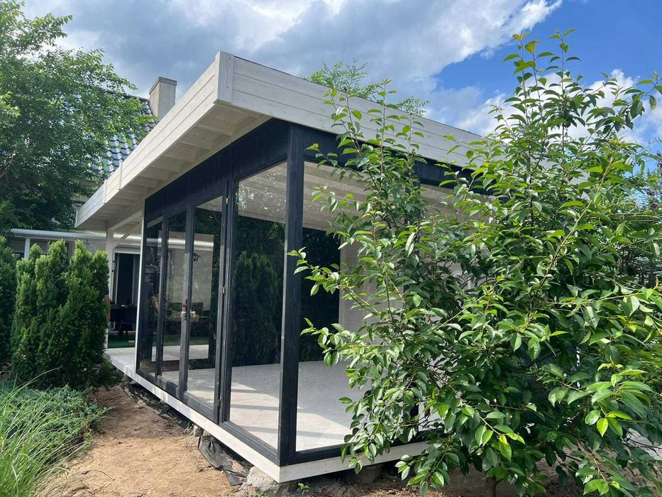 sauna jacuzzi siłownia DOMEK 35m2 na ROD domek 4x4 altana 4x4 MDN10A