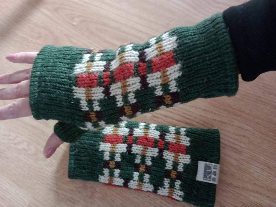 KuSan accessories  ocieplacze do rąk wełna rękawiczki