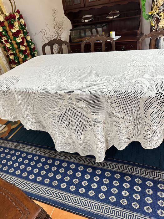 Toalha de mesa em renda