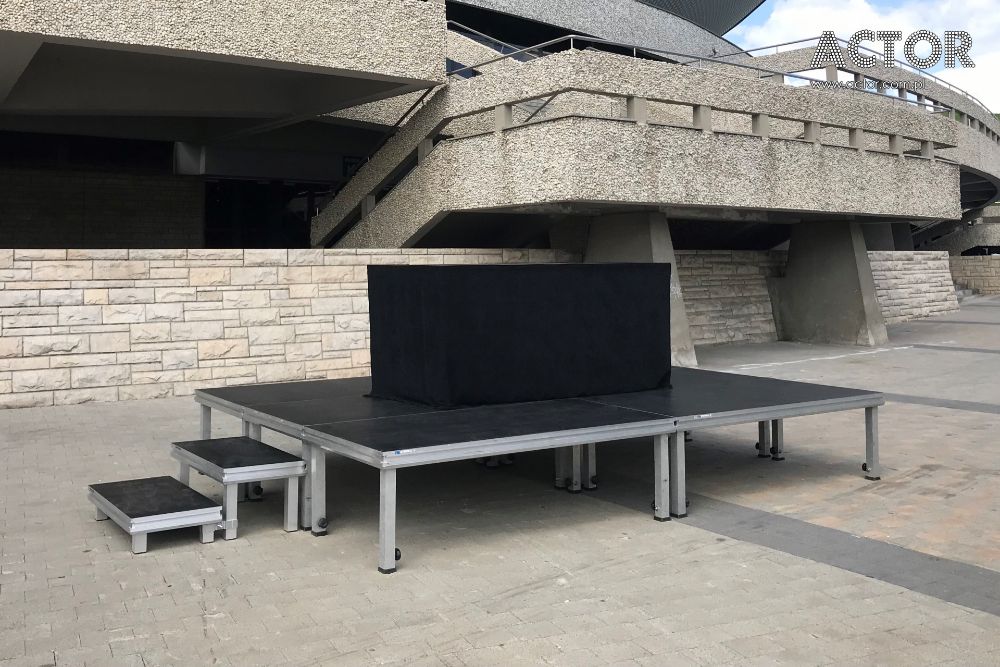 Podesty sceniczne scena wynajem podestów sceny wypożyczenie - KATOWICE