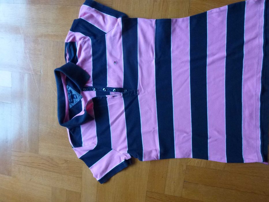 TOMMY HILFIGER polo damskie krótki rękaw oryginalne L/XL