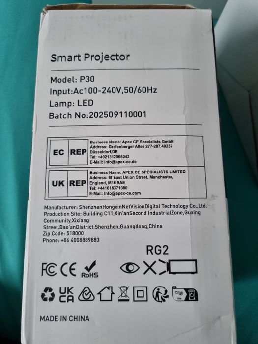 Led source projektor smart 4K WI-FI Android  TV  Bluetooth  5.4