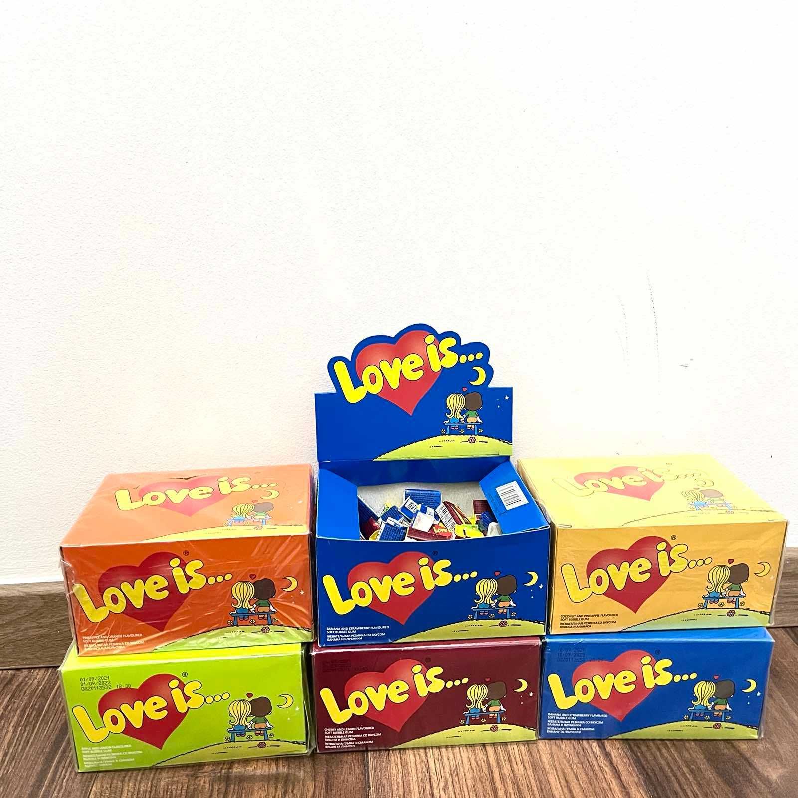 Жевательная резинка Love is 5 вкусов жвачки лове ис ассорти жвачка: 220 ...