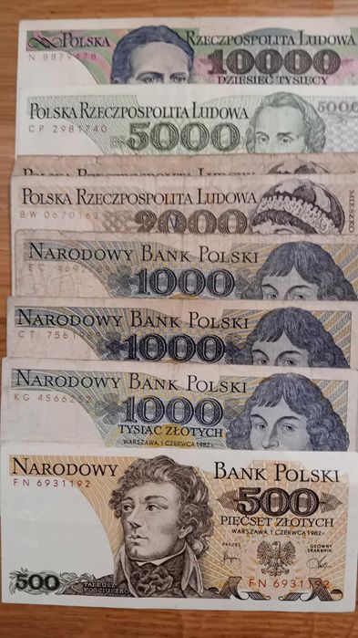 Sprzedam banknoty  z Polski