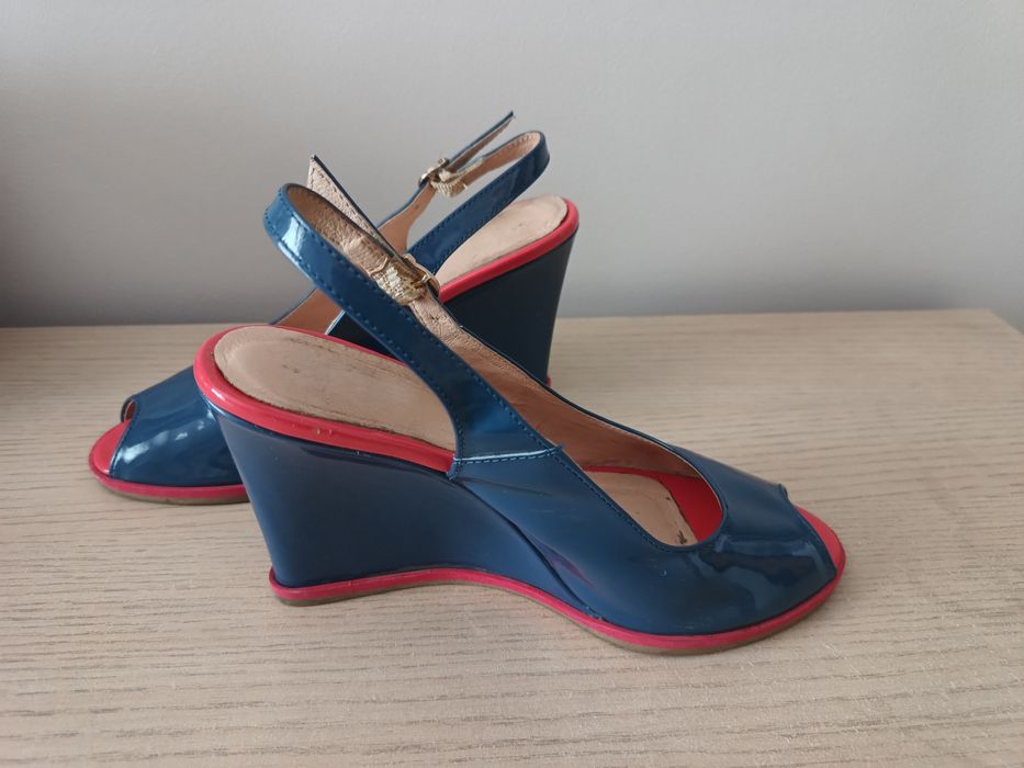 Włoskie skórzane buty 36