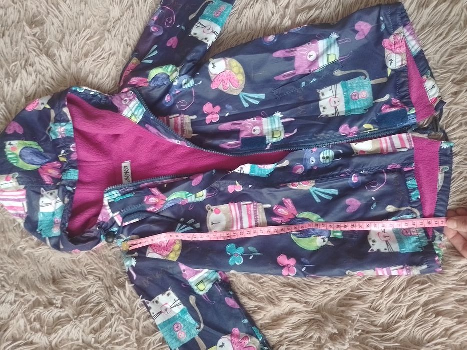 Куртка весна, вітрівка на флісі