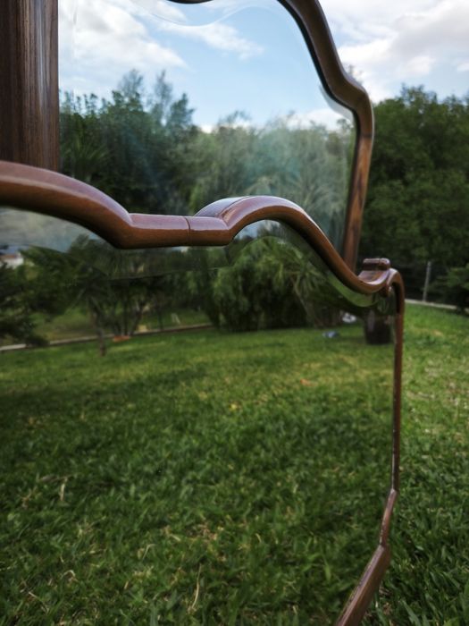 2 espelhos antigos de cómoda.