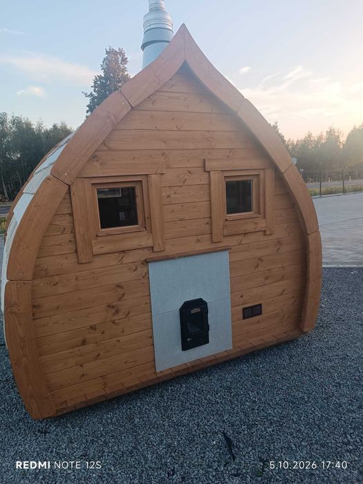 Sauna Ogrodowa opalana drewnem 260x260