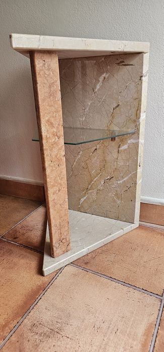 2 mesas de Cabeceira em mármore