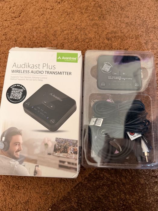 Transmiter Nadajnik Bluetooth TV Avantree Audikast Plus NOWY