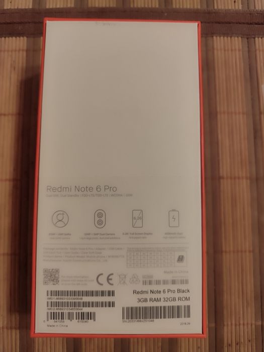 Телефон Redmi note 6 pro