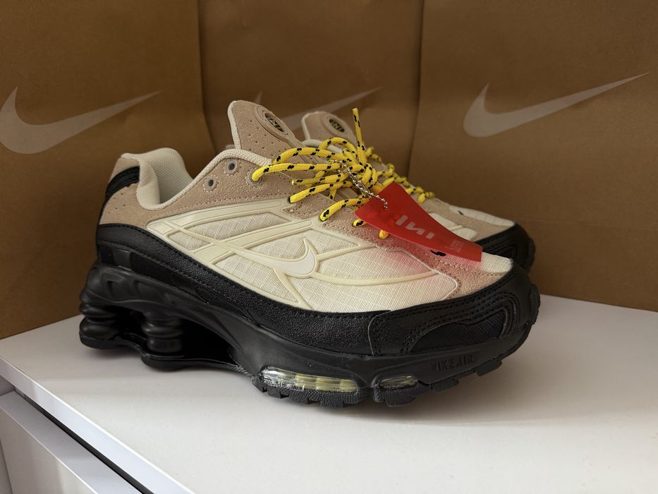 Кроссовки nike shox supreme Ride 2 Black Sail Yellow(олх доставка є)