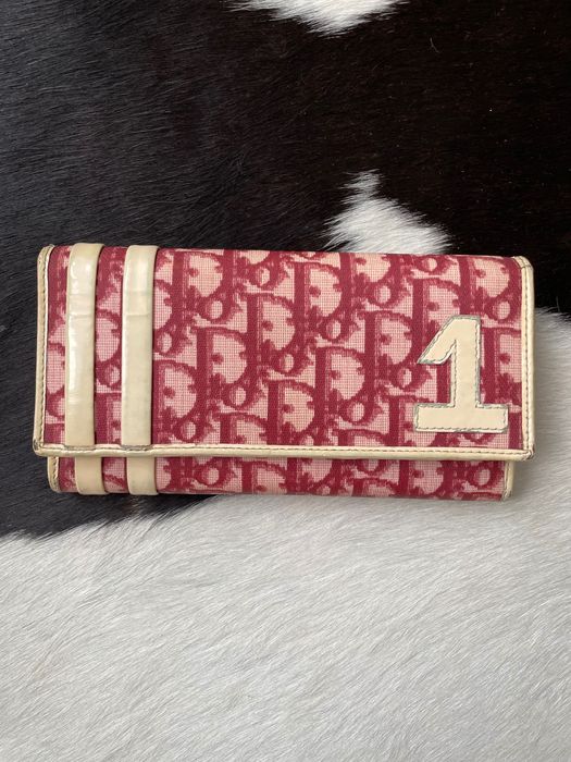 Christian Dior Vintage portfel Trotter Y2K bordo