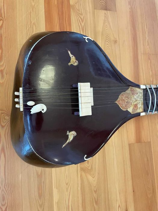 Sitar Indiana feita em Udaipur - Sitara estilo Ravi Shankar