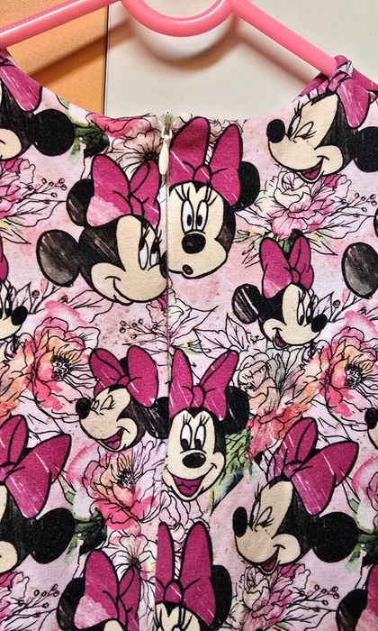 Sukienka Minnie Mouse 128 – stan bardzo dobry