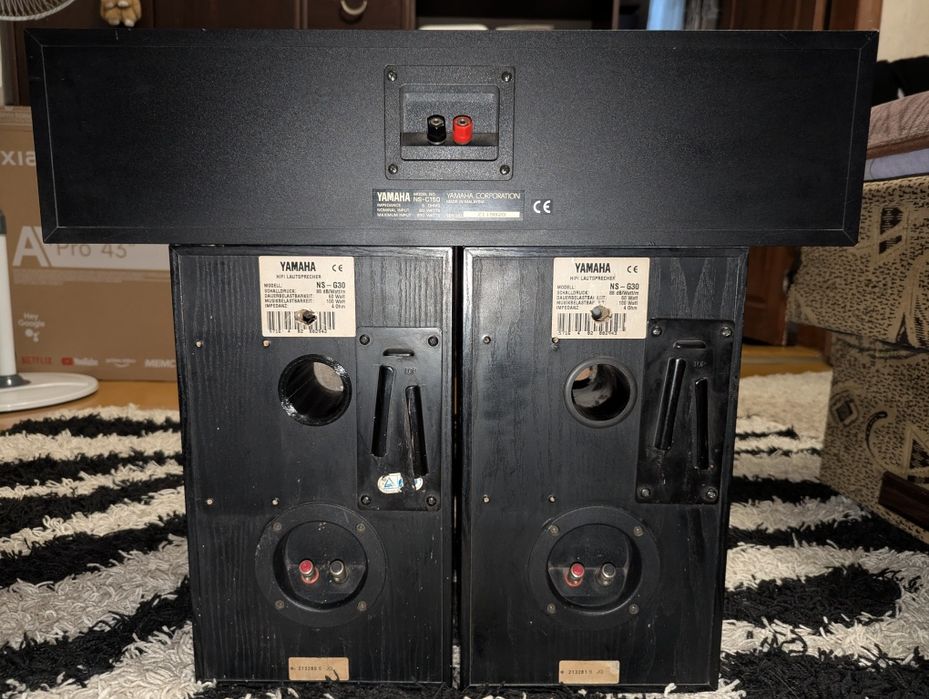 2 Колонки Yamaha NS-G30 1 Колонка Ns-C150