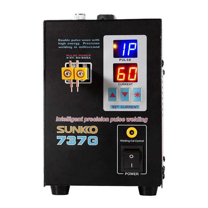 Ручний апарат для точкового зварювання батарей SUNKKO 737G 18650 кВт